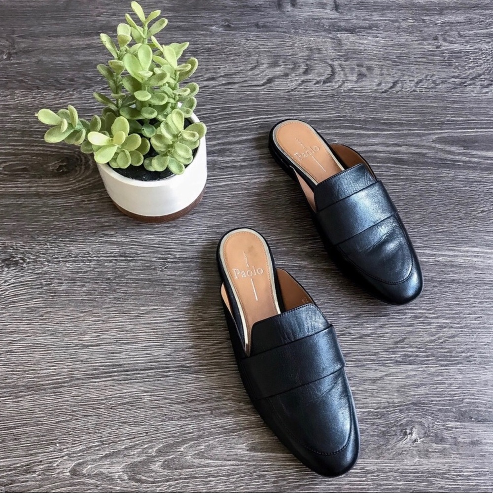 Linea Paolo Annie Loafer Leather Mule